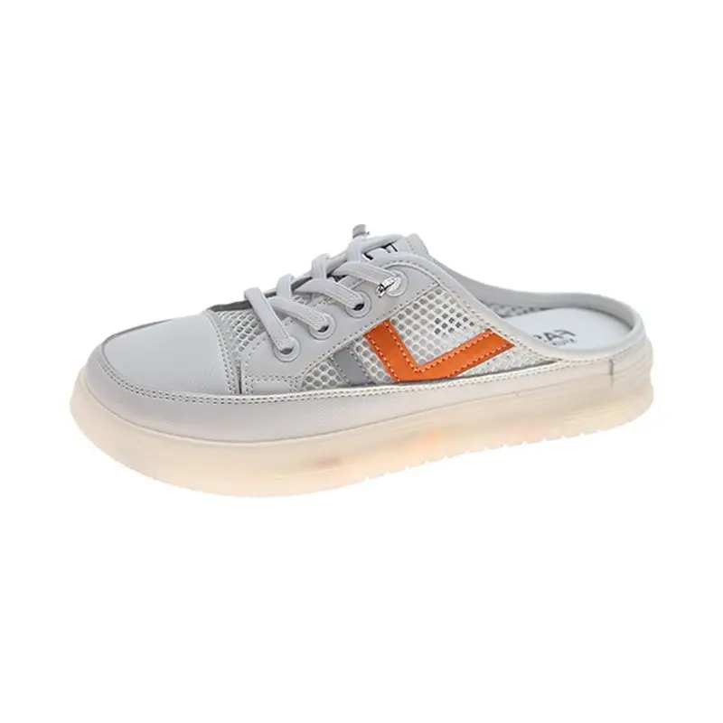 Summer Thick Bottom Breathable New Baotou Hollow Out Mesh Half Slippers Wear Everyday Shoes Mesh Flat Shoes Exposed Heel
Summer Thick Bottom Breathable New Baotou Hollow Out Mesh Half Slippers Wear Everyday Shoes Mesh Flat Shoes Exposed Heel