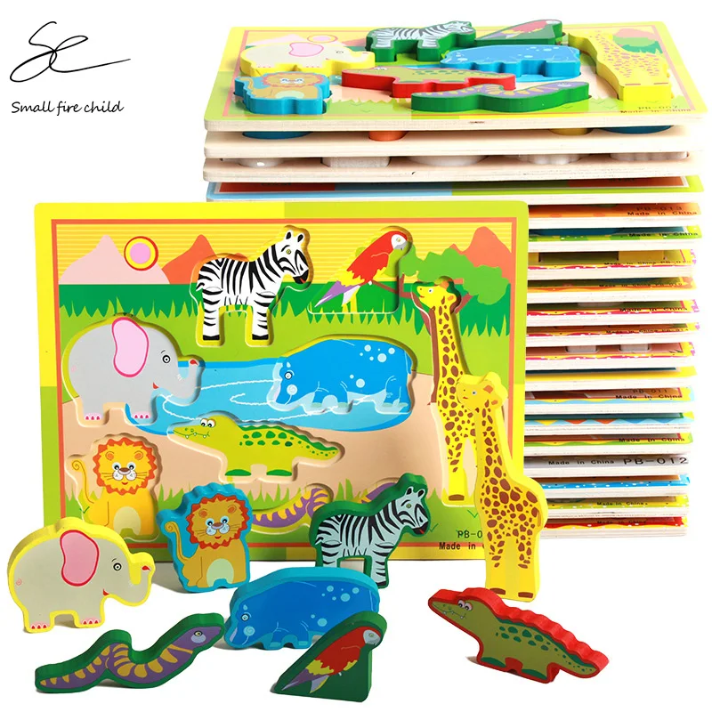 NEW Cartoon Stereo Three-dimensional Animal Car Fruit Hand Puzzle Children's Enlightenment Intelligence Toys
NEW Cartoon Stereo Three-dimensional Animal Car Fruit Hand Puzzle Children's Enlightenment Intelligence Toys