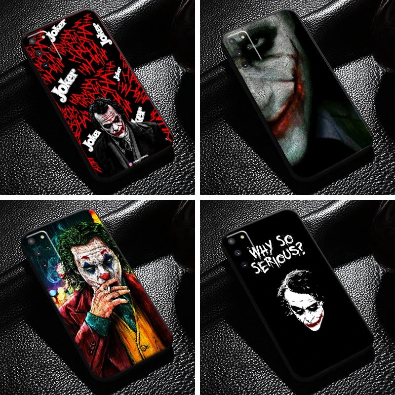 Clown The Joker For Samsung Galaxy S21 S20 Ultra S21 S20 Plus FE 5G Phone Case Carcasa Liquid Silicon Coque TPU Soft Black
Clown The Joker For Samsung Galaxy S21 S20 Ultra S21 S20 Plus FE 5G Phone Case Carcasa Liquid Silicon Coque TPU Soft Black