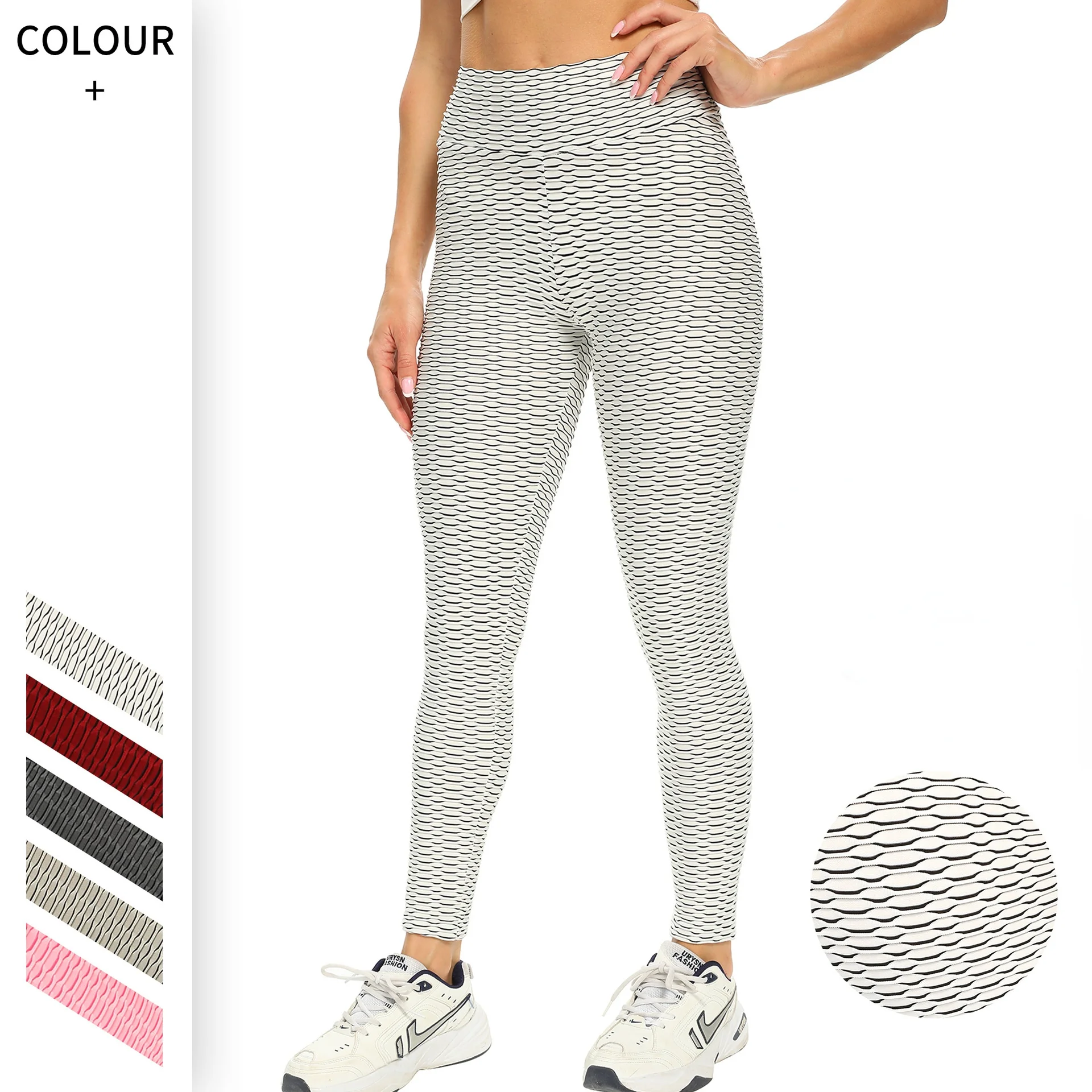 Seamless Yoga Pants Sports Fitness High Waist Peach Hip-Liftting Skinny Bubble Trousers Exercise Workout Gym Leggings for Women
Seamless Yoga Pants Sports Fitness High Waist Peach Hip-Liftting Skinny Bubble Trousers Exercise Workout Gym Leggings for Women