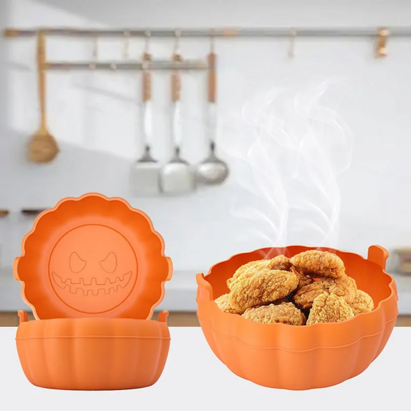 Air Fryer Silicone Pot Air Fryer Silicone Pad Pumpkin Type Silicone Food Grade Baking Pan
Air Fryer Silicone Pot Air Fryer Silicone Pad Pumpkin Type Silicone Food Grade Baking Pan