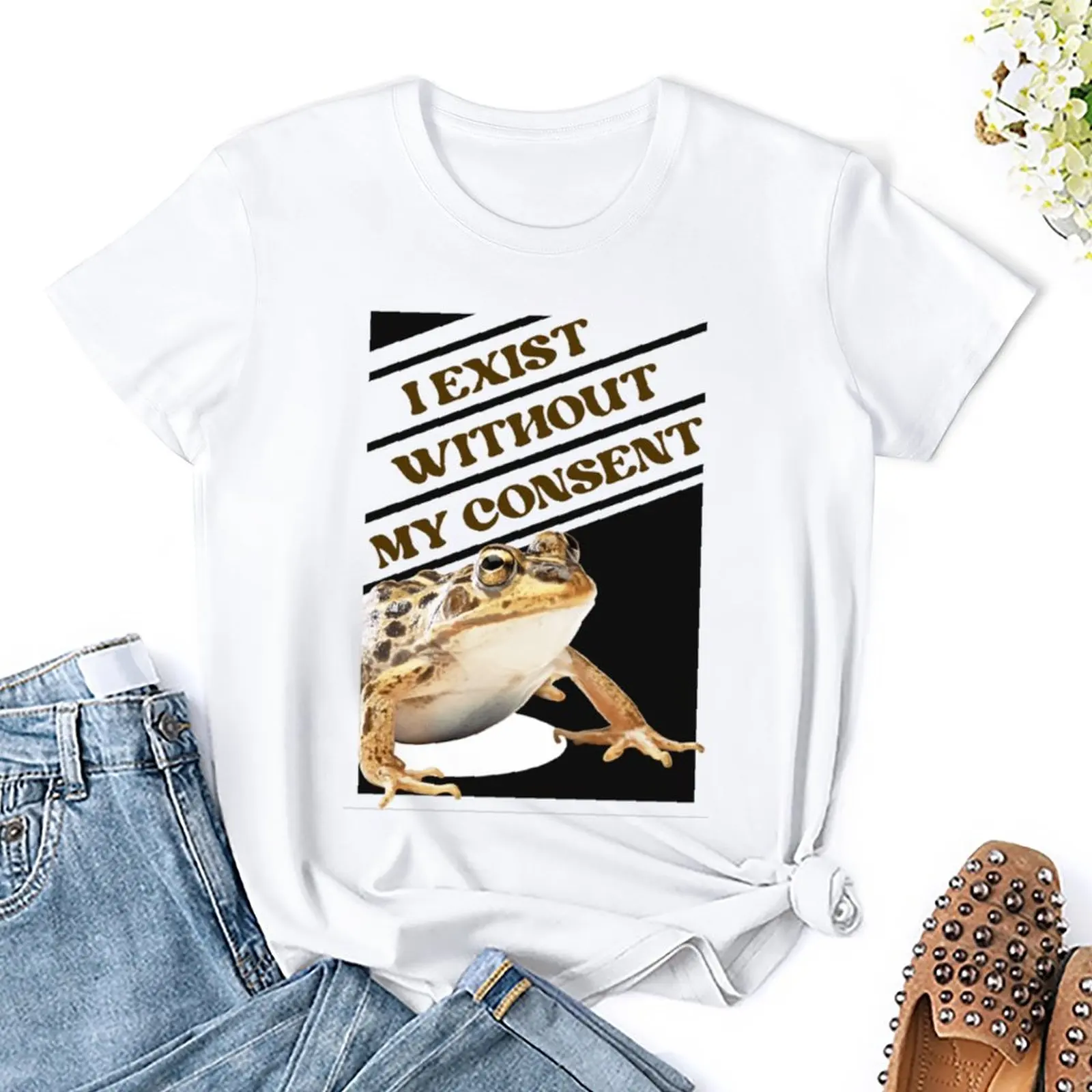 I Exist Without My Consent Frog 5 Harajuku Punk Move Tshirt Graphic Vintage Leisure top Quality Eur Size
I Exist Without My Consent Frog 5 Harajuku Punk Move Tshirt Graphic Vintage Leisure top Quality Eur Size