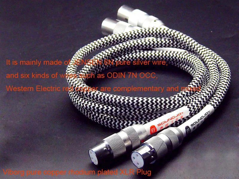 HIFI XLR Male To Female Balanced Cable Plug JENSEN 6N Pure Silver ODIN 7N OCC Western Electric Red Copper Multiple Mixed
HIFI XLR Male To Female Balanced Cable Plug JENSEN 6N Pure Silver ODIN 7N OCC Western Electric Red Copper Multiple Mixed