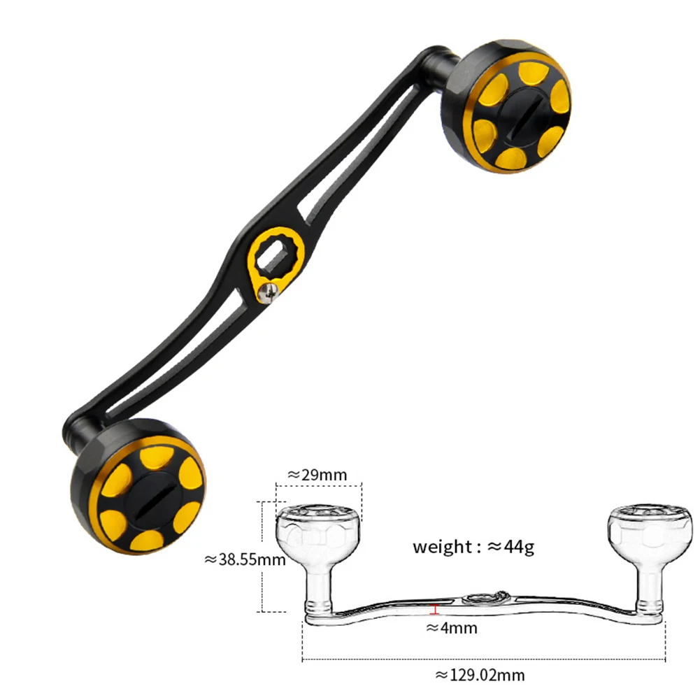 1 Pcs CNC Fishing Reel Metal Double Rocker 130mm Extended Rocker Modified Rocker Metal Handle Fishing Accessories
1 Pcs CNC Fishing Reel Metal Double Rocker 130mm Extended Rocker Modified Rocker Metal Handle Fishing Accessories