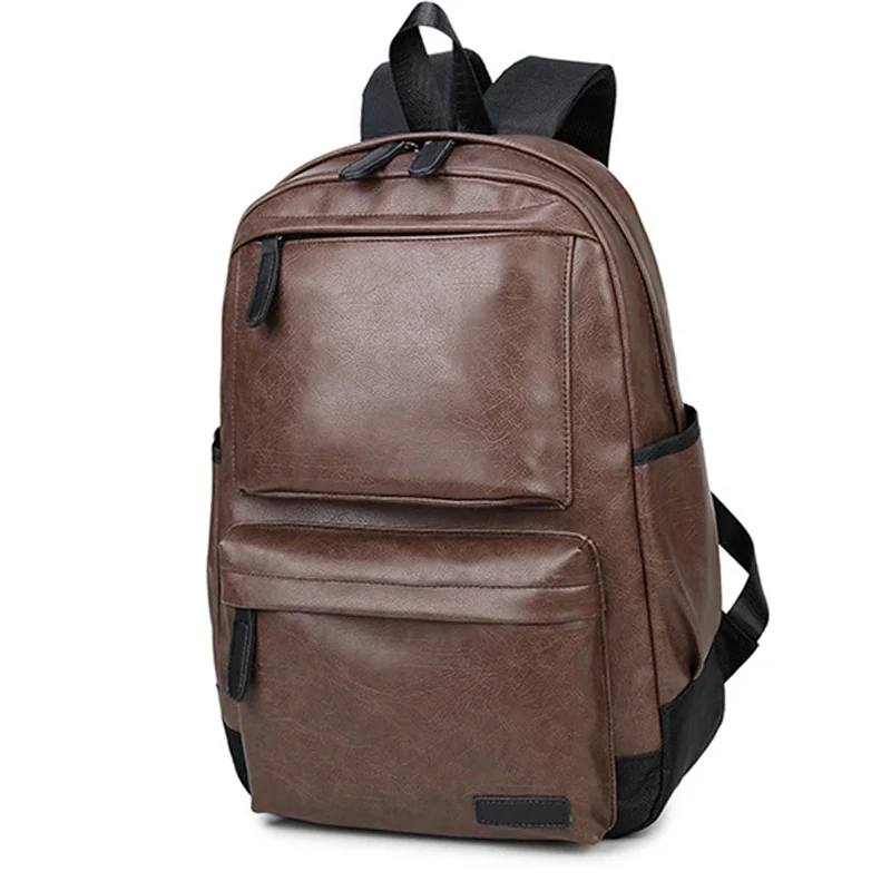 Вместительная Мужская сумка из ПУ кожи, дизайнерский деловой рюкзак для ноутбука, мужские школьные ранцы 
Вместительная Мужская сумка из ПУ кожи, дизайнерский деловой рюкзак для ноутбука, мужские школьные ранцы