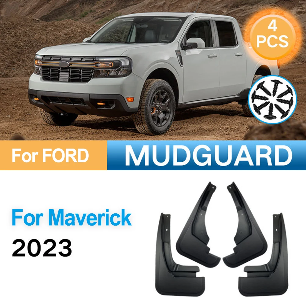 4pcs Car Mudflaps Front & Rear Splash Guards Mud Flap Mudguards Fender For Ford Maverick 2022 2023 Car Accessories
4pcs Car Mudflaps Front & Rear Splash Guards Mud Flap Mudguards Fender For Ford Maverick 2022 2023 Car Accessories