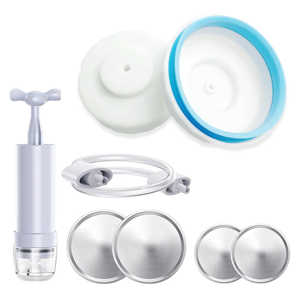Mason Jar Sealer Vacuum Kit - Mason Jar Vacuum Sealer Compatible With Foodsaver Vacuum Sealer Machine
Mason Jar Sealer Vacuum Kit - Mason Jar Vacuum Sealer Compatible With Foodsaver Vacuum Sealer Machine