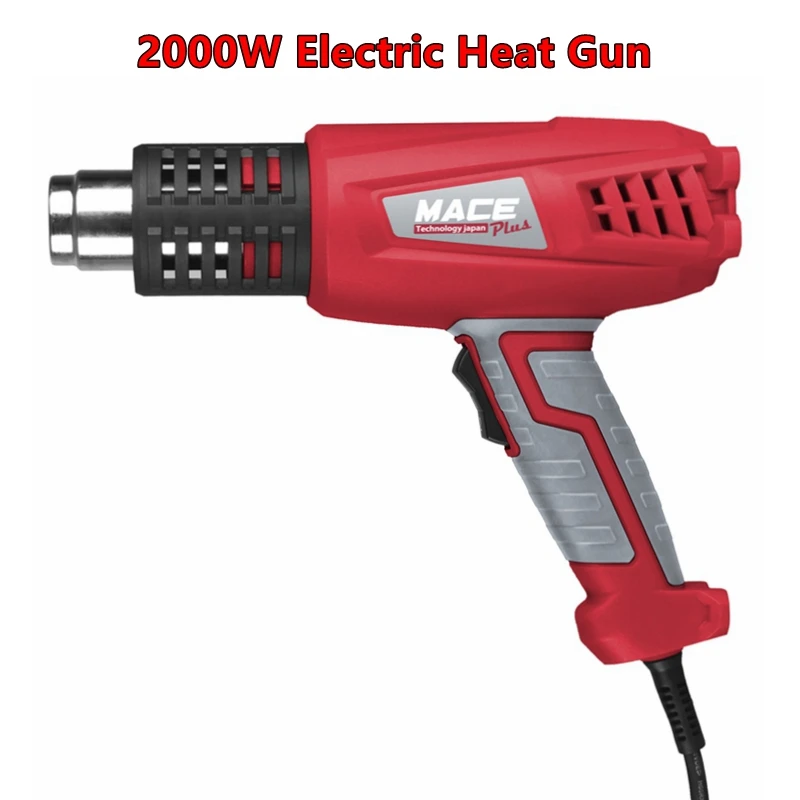 

2000W Industrial Electric Heat Gun Hot Air Gun PVC Heat Guns Heating Shrink Wrapping Soldering Dryer Fan Car Sticker Heating Gun