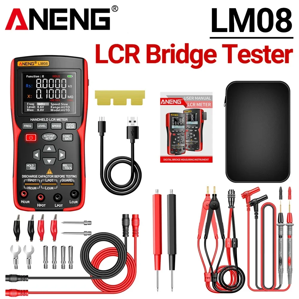 ANENG LM08 Цифровой мост LCR
ANENG LM08 Цифровой мост LCR