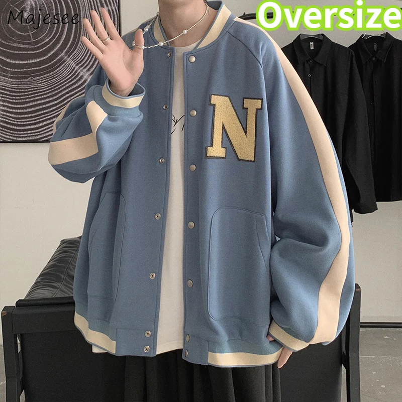 new Autumn Men Jackets Single Breasted Baseball Coats Teens Preppy Casual Loose Outerwear Bomber S-3XL Letter Jacket Mens BF
new Autumn Men Jackets Single Breasted Baseball Coats Teens Preppy Casual Loose Outerwear Bomber S-3XL Letter Jacket Mens BF