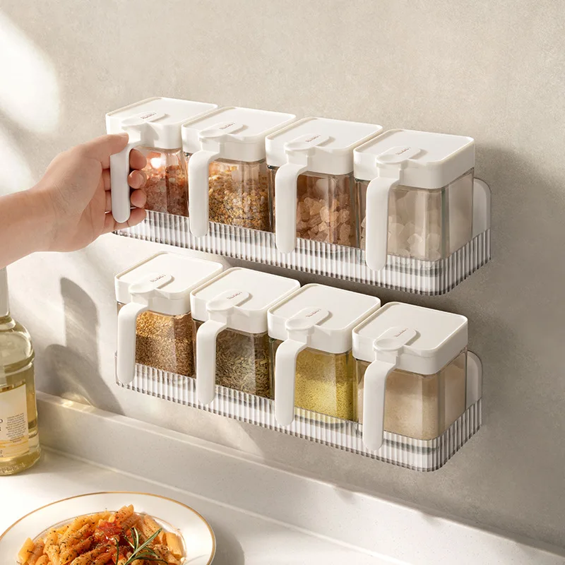 Kitchen Shelf Wall-mounted Spice Storage Racks Punch-free Bathroom Shampoo Storage Rack Multipurpose Household Storage Accessory
Kitchen Shelf Wall-mounted Spice Storage Racks Punch-free Bathroom Shampoo Storage Rack Multipurpose Household Storage Accessory