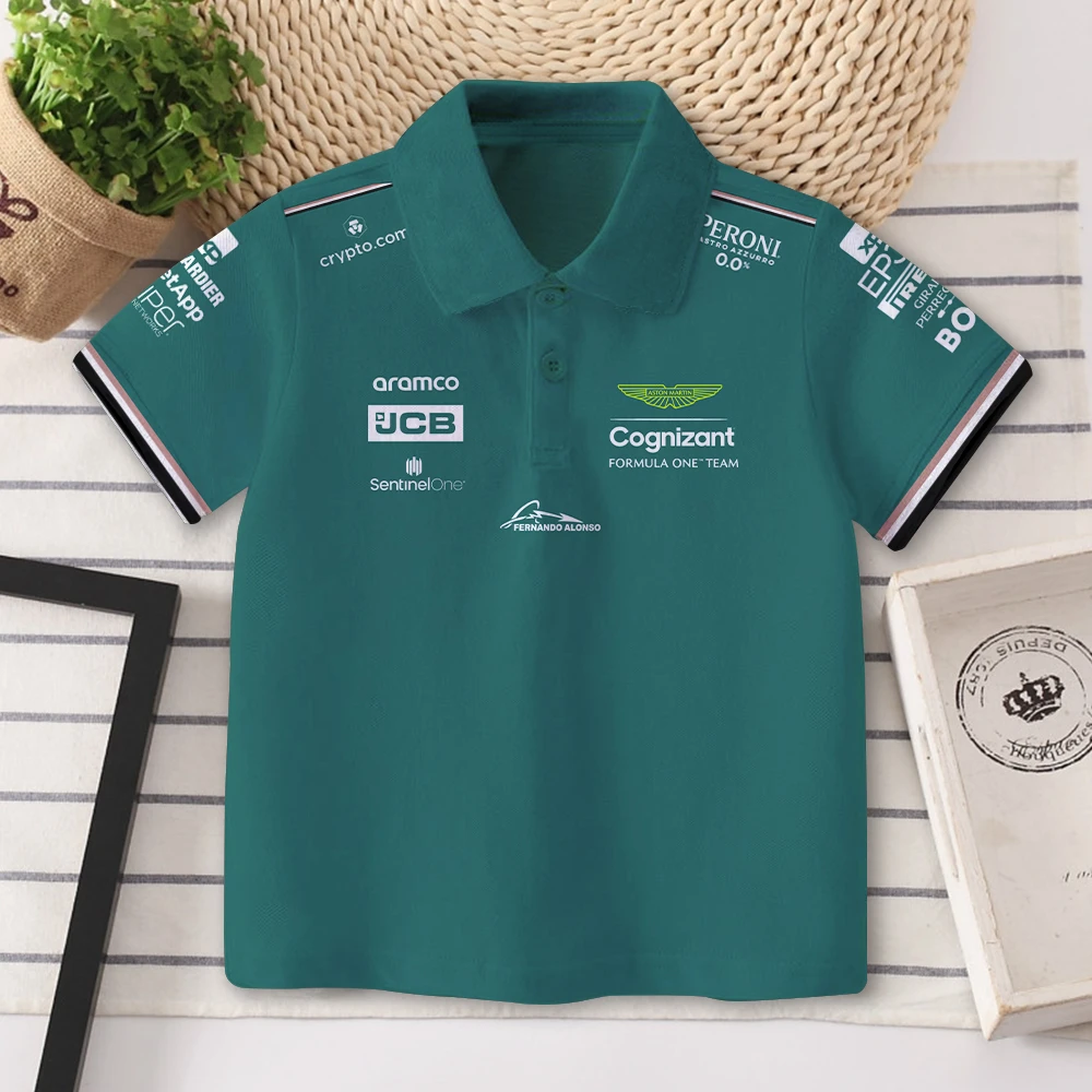 2023 New Baby Short Sleeve Aston Martin 2023 F1 Team Children's POLO Spanish Racer Boys and Girls Racer Clothing DM
2023 New Baby Short Sleeve Aston Martin 2023 F1 Team Children's POLO Spanish Racer Boys and Girls Racer Clothing DM