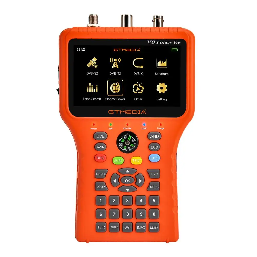 Новинка, спутниковый искатель V8 Finder Pro Hd, спутниковый искатель, цифровой искатель, спутниковый анализатор спектра Ahd Atsc T2
Новинка, спутниковый искатель V8 Finder Pro Hd, спутниковый искатель, цифровой искатель, спутниковый анализатор спектра Ahd Atsc T2