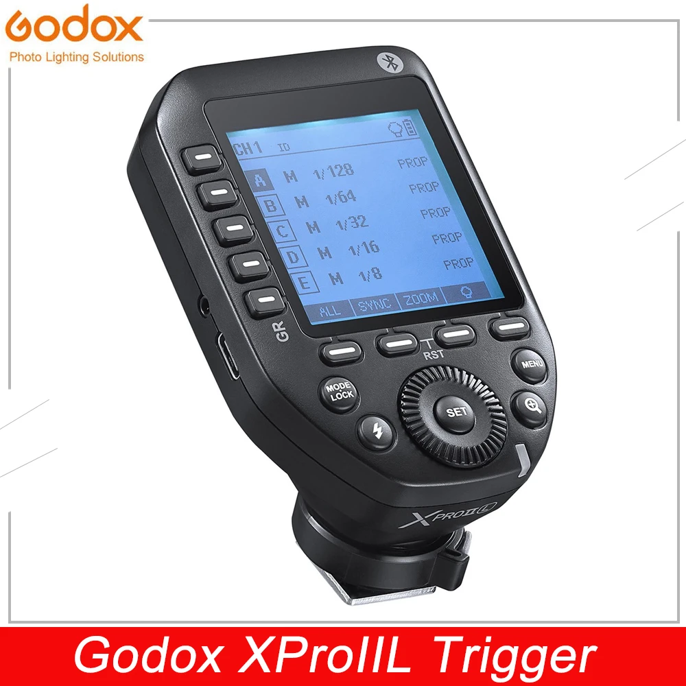 

Godox Xpro TTL Wireless Flash Trigger 1/8000s HSS TTL-Convert-Manual Function Large Screen Slanted for Canon Nikon Sony Olympus