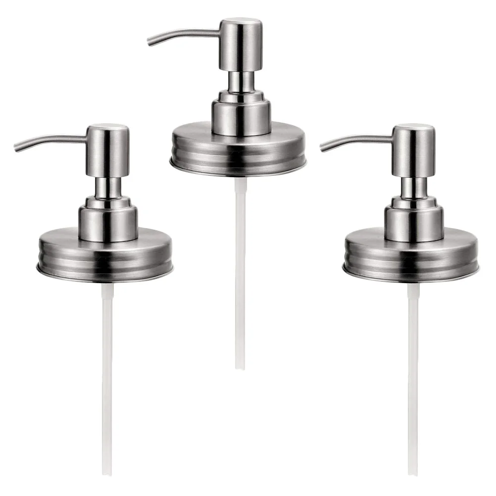 Pump Dispenser Soap Bottle Lid Jar Mason Head Metal Replacement Accessory Stainless Steel Wash Bodybathroom Conditioner Kitchen
Pump Dispenser Soap Bottle Lid Jar Mason Head Metal Replacement Accessory Stainless Steel Wash Bodybathroom Conditioner Kitchen