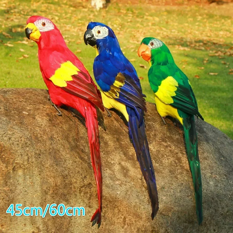 60/45cm Simulation Parrot Handmade Foam Feather Macaw Lawn Figurine Ornament Fake Animal Bird Garden Prop Decoration
60/45cm Simulation Parrot Handmade Foam Feather Macaw Lawn Figurine Ornament Fake Animal Bird Garden Prop Decoration