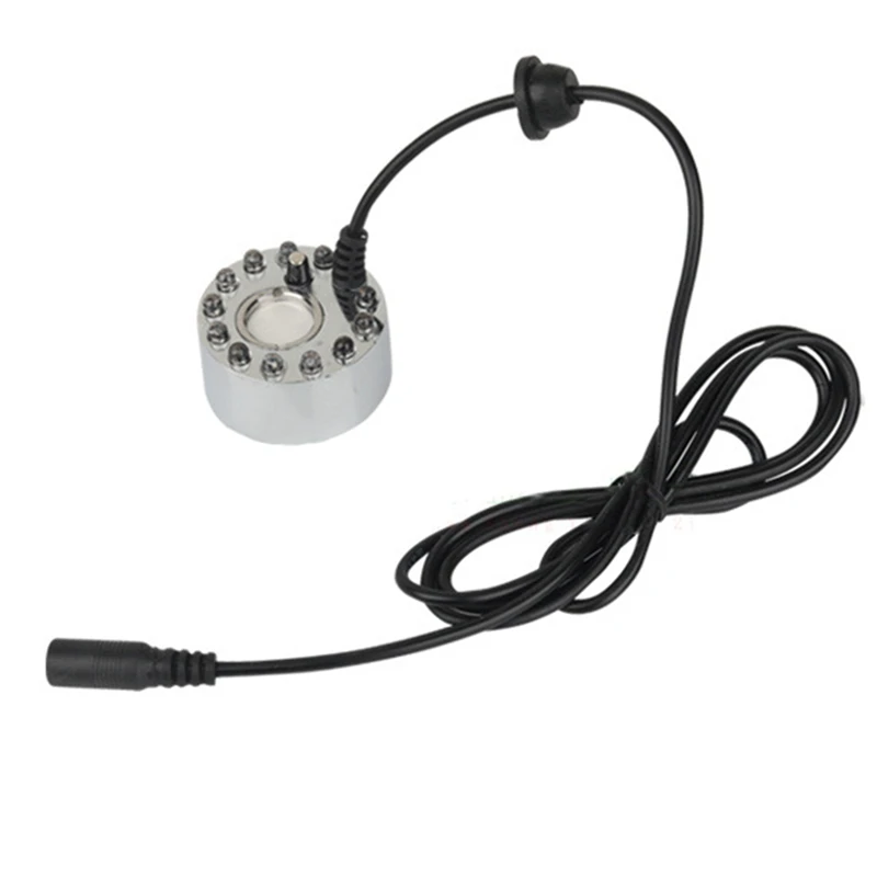 Mist Maker,Aluminum Mini Fog Maker Waterproof Mist Machine With 12 LED Lights For Water Fountain Pond Fishtank Botanical
Mist Maker,Aluminum Mini Fog Maker Waterproof Mist Machine With 12 LED Lights For Water Fountain Pond Fishtank Botanical