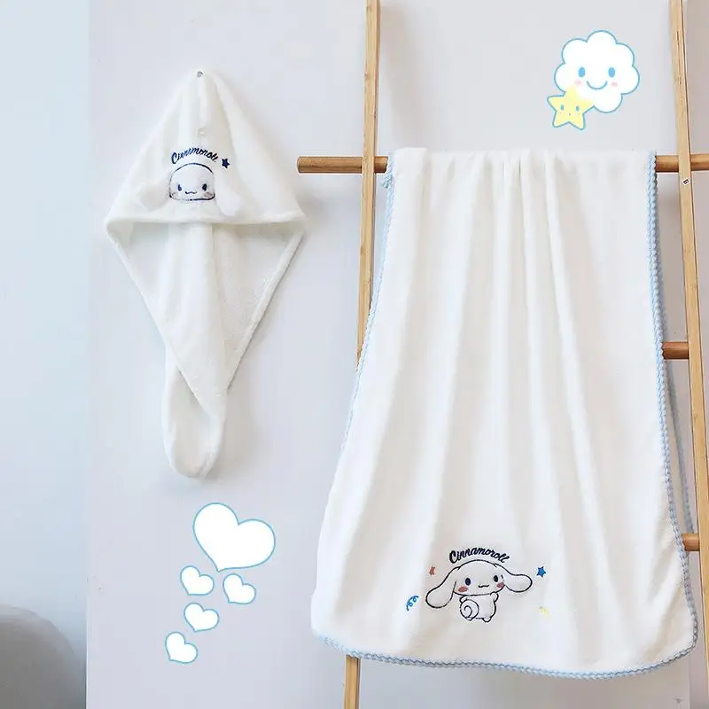 Sanrio Bath Towel Cinnamoroll Kawaii Cute Boys Gril Microfiberrapid Drying Hair Towels Super Soft Bath Towel Blanket Warm
Sanrio Bath Towel Cinnamoroll Kawaii Cute Boys Gril Microfiberrapid Drying Hair Towels Super Soft Bath Towel Blanket Warm