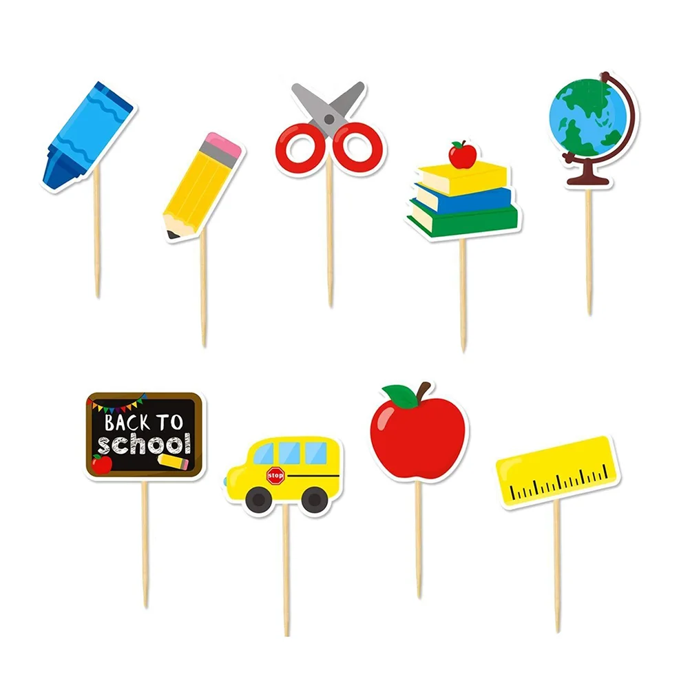 School Dessert Decoration Backcard Insert Cupcakestationery Day Party First Weclome Toothpicks Plugin Pick Fruitbunting Flag
School Dessert Decoration Backcard Insert Cupcakestationery Day Party First Weclome Toothpicks Plugin Pick Fruitbunting Flag
