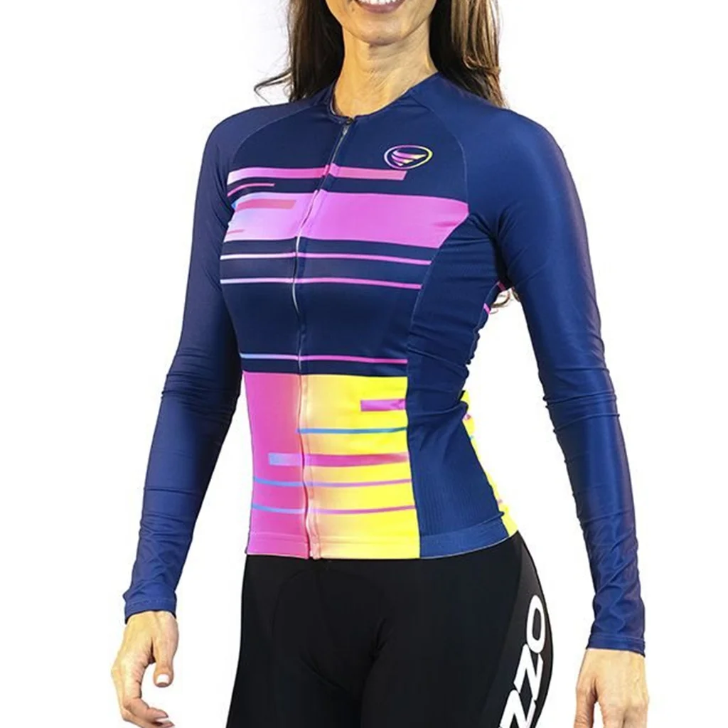 Spring/Autumn Cycling Women's Long Sleeve Thin Jerseys Pro Team Bike Trainning Clothing Sun Protection Quick Dry Bicycle Wear
Spring/Autumn Cycling Women's Long Sleeve Thin Jerseys Pro Team Bike Trainning Clothing Sun Protection Quick Dry Bicycle Wear