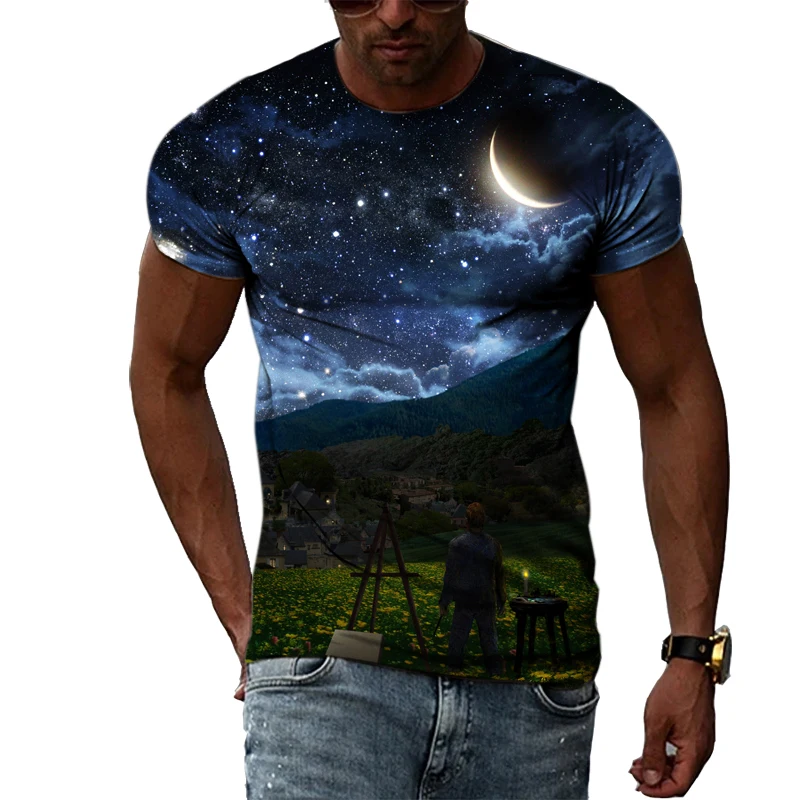 Trendyol Natural Scenery T Shirt Men 3D Printed Hip Hop Short Sleeve O-Neck T-Shirts
Trendyol Natural Scenery T Shirt Men 3D Printed Hip Hop Short Sleeve O-Neck T-Shirts