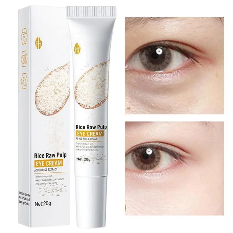 20g Rice Raw Pulp Essence Under Eye Lifting Moisturizing Eye Cream For Puffiness Bags And Dark Circles Under Eye Care
20g Rice Raw Pulp Essence Under Eye Lifting Moisturizing Eye Cream For Puffiness Bags And Dark Circles Under Eye Care