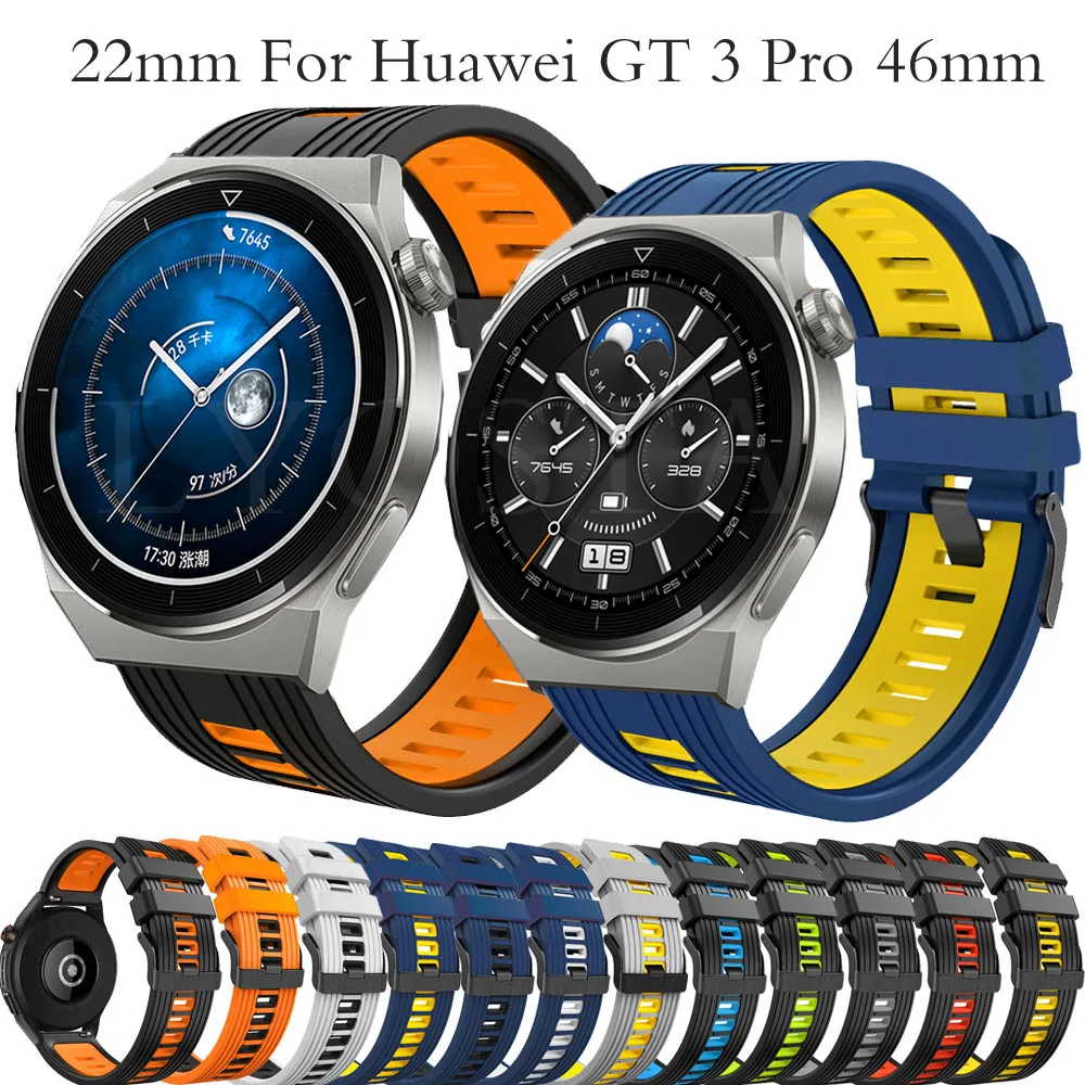 Ремешок силиконовый для наручных часов Huawei Watch GT 2 46 мм, мягкий спортивный браслет для часов GT 3 Pro 46 мм/GT2 Pro/Watch GT 22 мм
Ремешок силиконовый для наручных часов Huawei Watch GT 2 46 мм, мягкий спортивный браслет для часов GT 3 Pro 46 мм/GT2 Pro/Watch GT 22 мм