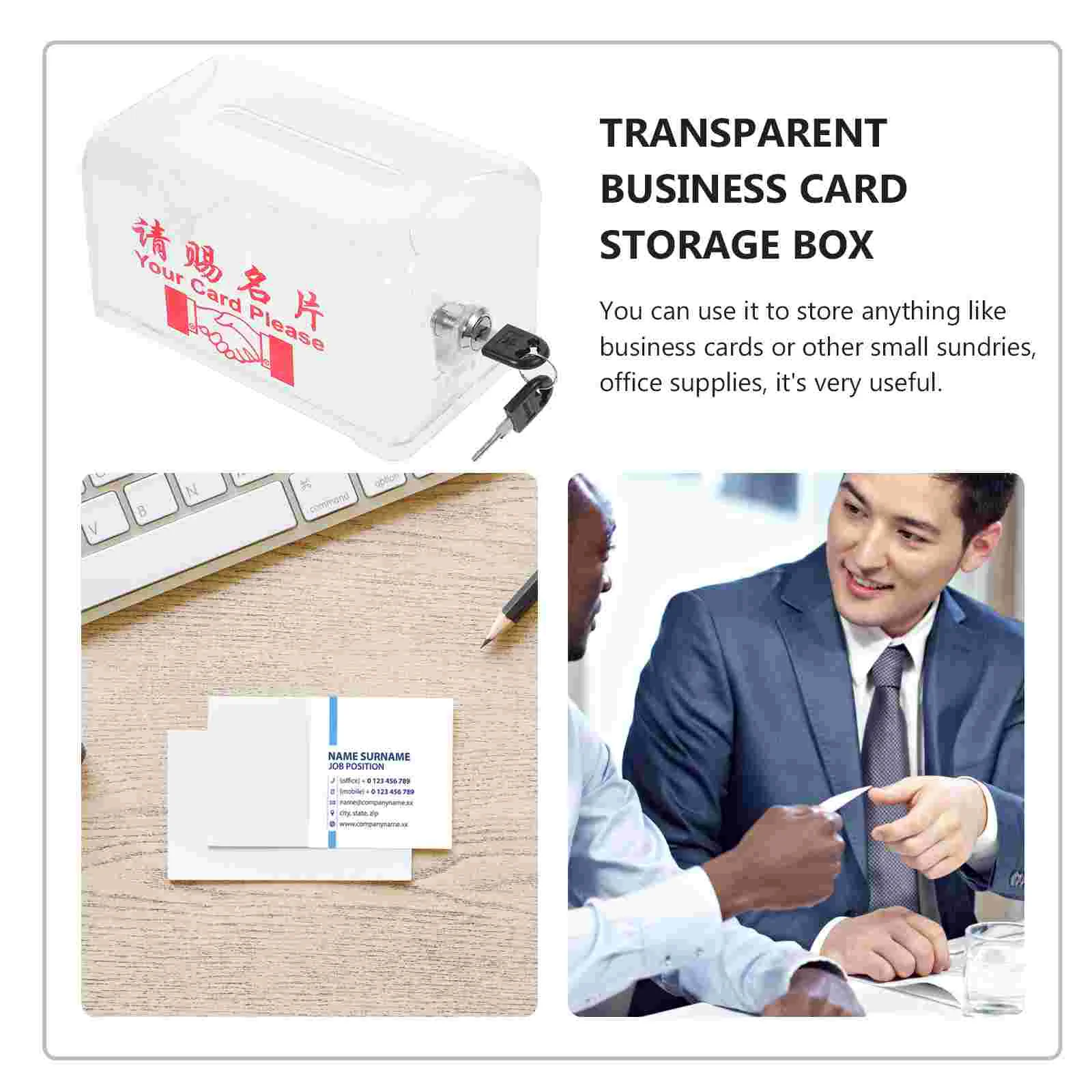 Office Accessory Rolling Cart Table Top Card Stand Business Holder Case Lock Plastic Organizer Box Desktop Company Cards
Office Accessory Rolling Cart Table Top Card Stand Business Holder Case Lock Plastic Organizer Box Desktop Company Cards