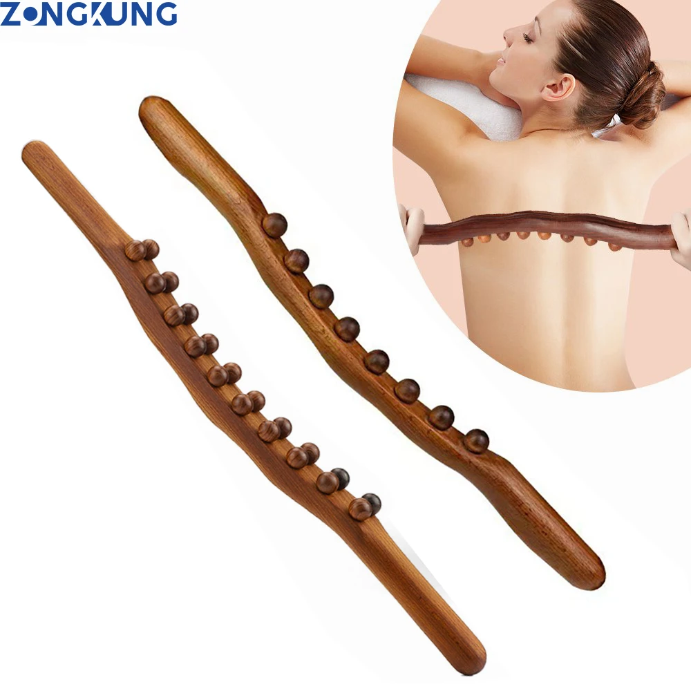 8/20 Beads Gua Sha Massage Stick Carbonized Wood Back Scrapping Meridian Therapy Wand Muscle Relaxing Body Massage Roller Guasha
8/20 Beads Gua Sha Massage Stick Carbonized Wood Back Scrapping Meridian Therapy Wand Muscle Relaxing Body Massage Roller Guasha