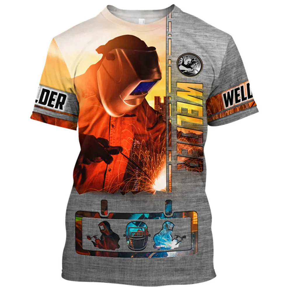 3D Digital Welder Tool Print Short-sleeved Welder Popular Oversized Harajuku Summer Fashion Trend Men's Tshirts Streetwear Tops
3D Digital Welder Tool Print Short-sleeved Welder Popular Oversized Harajuku Summer Fashion Trend Men's Tshirts Streetwear Tops
