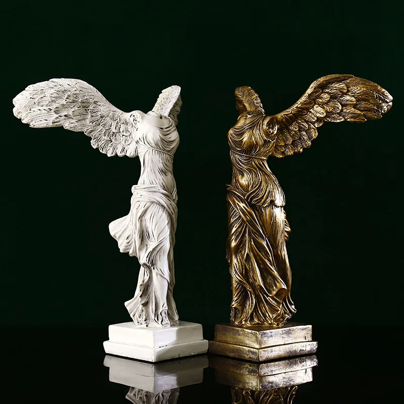 Greek Goddess of Victory Character Statue Angel Wing Art Figurine Resin Sculpture Ornament Home Living Room Office Decoration
Greek Goddess of Victory Character Statue Angel Wing Art Figurine Resin Sculpture Ornament Home Living Room Office Decoration