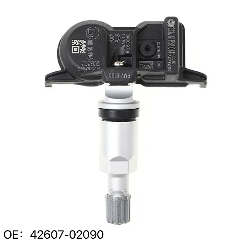TPMS OE 42607-02090 42607-02070 Tire Pressure Monitoring Sensor 433MHZ For Toyota LEVIN/HYBRID 2019 4260702090 PMV-E100
TPMS OE 42607-02090 42607-02070 Tire Pressure Monitoring Sensor 433MHZ For Toyota LEVIN/HYBRID 2019 4260702090 PMV-E100