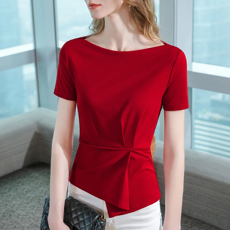 Summer Zhilans® 2022 Anomaly Collect Waist Design Women T-shirts Europe Grace Style Clothes Female Sexy Crop Top Blouse Y2k Girl
Summer Zhilans® 2022 Anomaly Collect Waist Design Women T-shirts Europe Grace Style Clothes Female Sexy Crop Top Blouse Y2k Girl