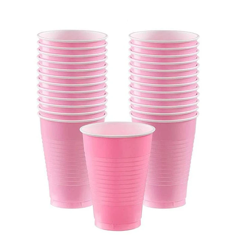 Pure Pink Plastic Birthday Party Decoration Disposable Plates Baby Shower Supplies Tablecloth First Kids
Pure Pink Plastic Birthday Party Decoration Disposable Plates Baby Shower Supplies Tablecloth First Kids