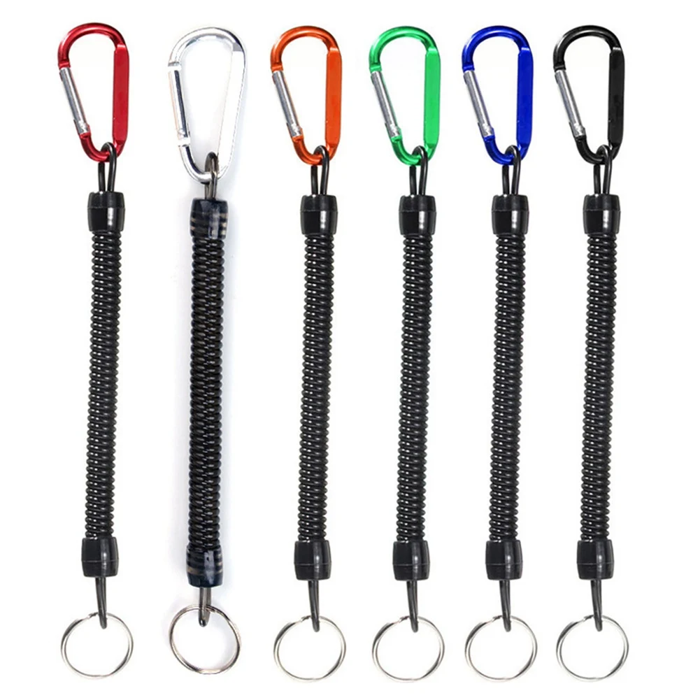 6 Pcs Fishing Spring Rope With Safety Buckle Retractable Lanyard Anti-Lost Fishing For Connecting Fishing Accessories
6 Pcs Fishing Spring Rope With Safety Buckle Retractable Lanyard Anti-Lost Fishing For Connecting Fishing Accessories