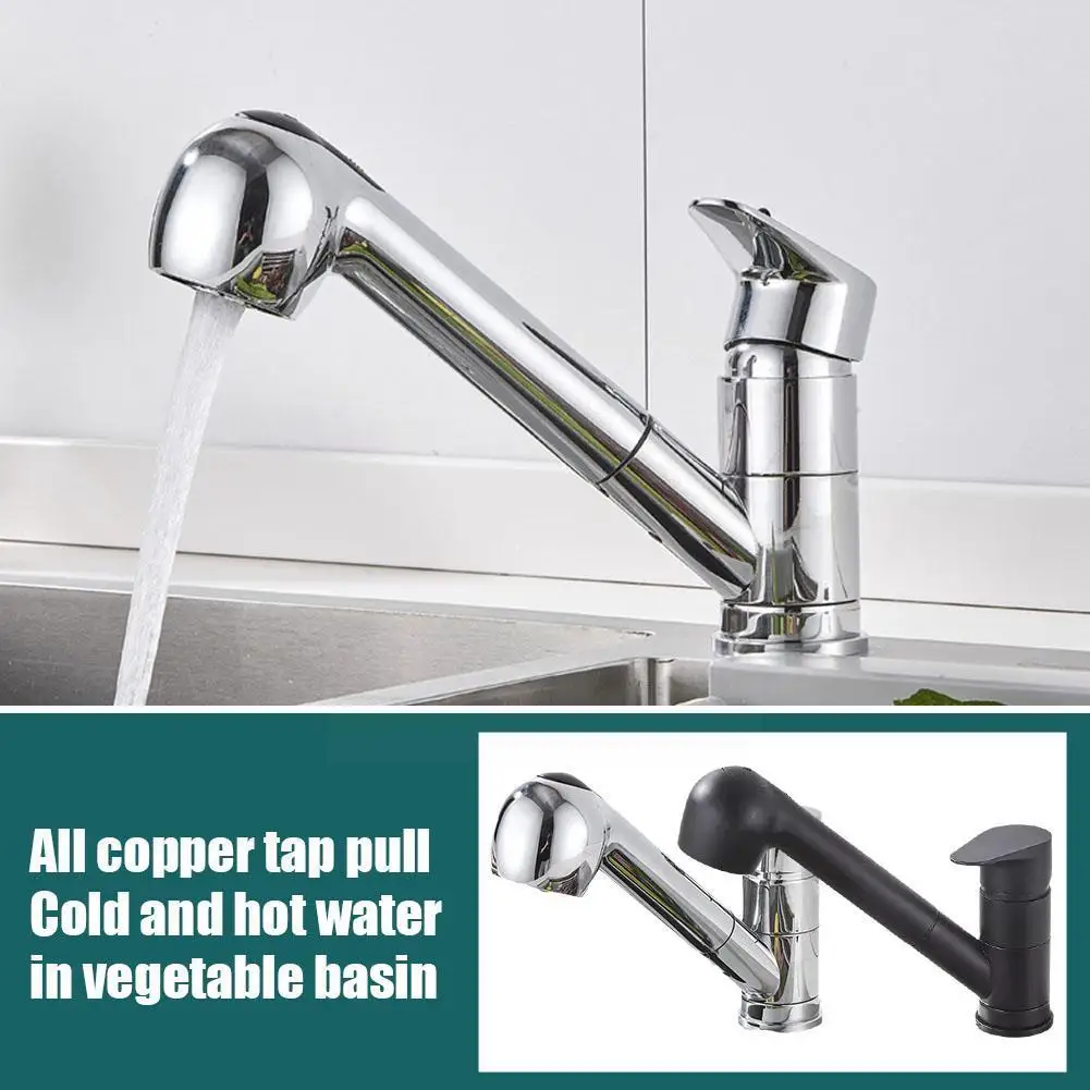 Kitchen Faucet Single Handle Pull Out Brass Retractable Kitchen Sink Faucet 360 Degree Swivel For Bar Sink Bathroom Z0S3
Kitchen Faucet Single Handle Pull Out Brass Retractable Kitchen Sink Faucet 360 Degree Swivel For Bar Sink Bathroom Z0S3