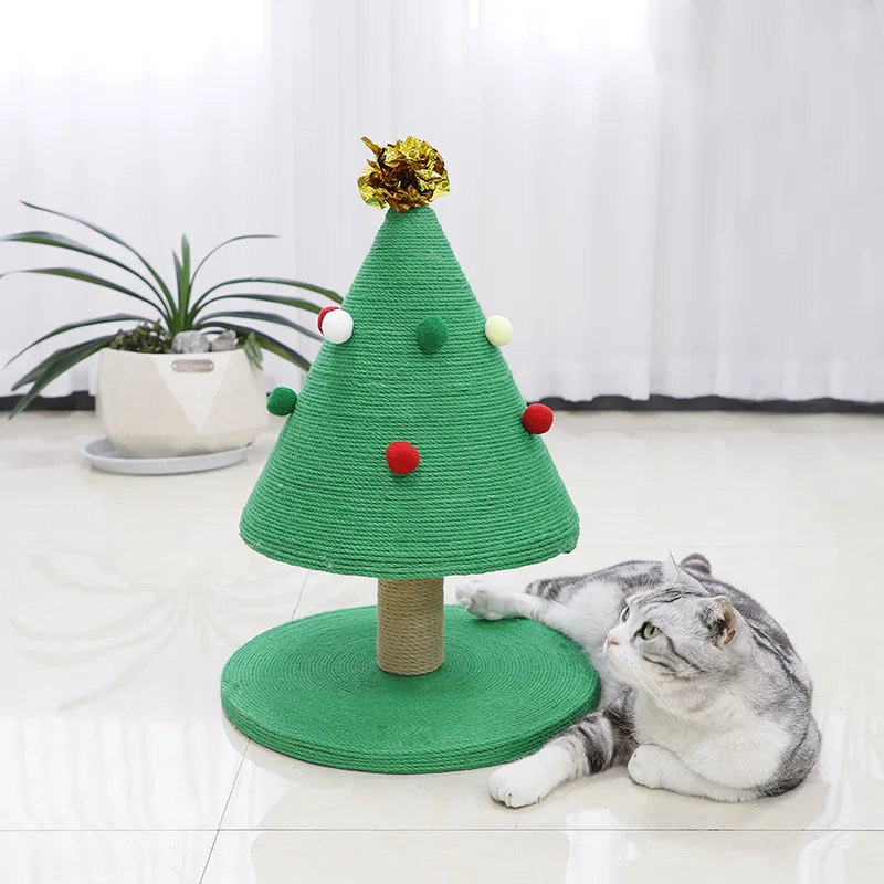 New Christmas Tree Cat Grab Board Cat Column Small Portable Cat Tree Cat Entertainment Toy Supplies
New Christmas Tree Cat Grab Board Cat Column Small Portable Cat Tree Cat Entertainment Toy Supplies