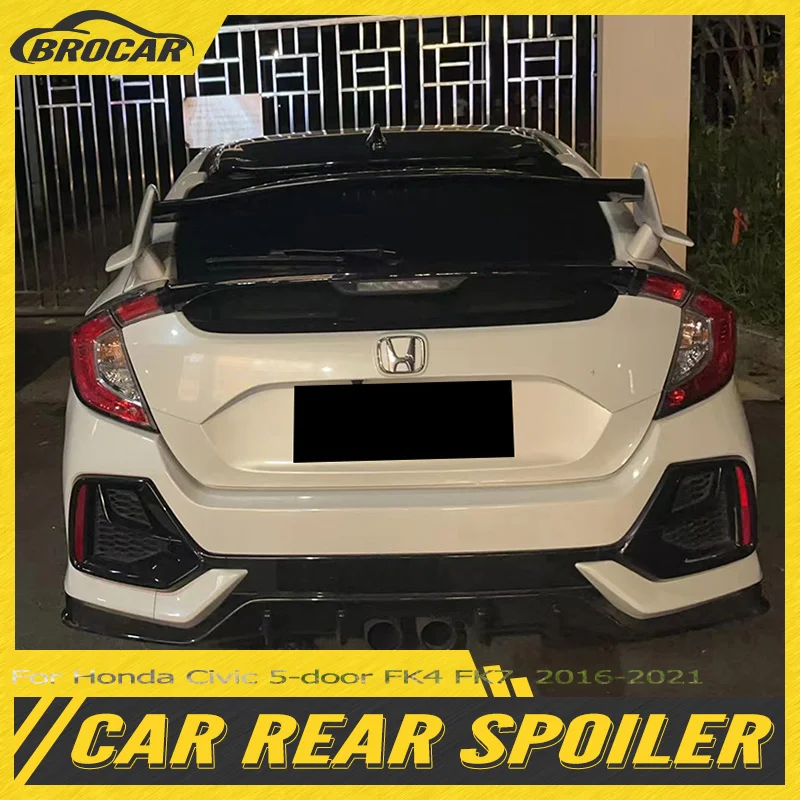 For Honda Civic 5-door FK4 FK7 hatchback 2016-2021 10th Civic ABS material car tailgate primer color spoiler trunk splitter
For Honda Civic 5-door FK4 FK7 hatchback 2016-2021 10th Civic ABS material car tailgate primer color spoiler trunk splitter