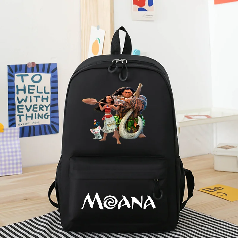 Disney Moana 2 студенческий школьный рюкзак для мальчиков и девочек милый с мультяшным