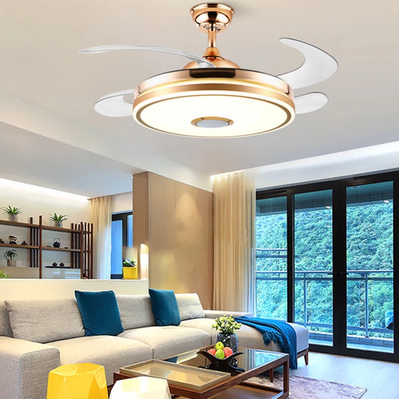 Colorful Bluetooth Music Fan Light Living Room Invisible Ceiling Fan Light Dining Room Bedroom Simple Modern LED Fan Chandelier
Colorful Bluetooth Music Fan Light Living Room Invisible Ceiling Fan Light Dining Room Bedroom Simple Modern LED Fan Chandelier