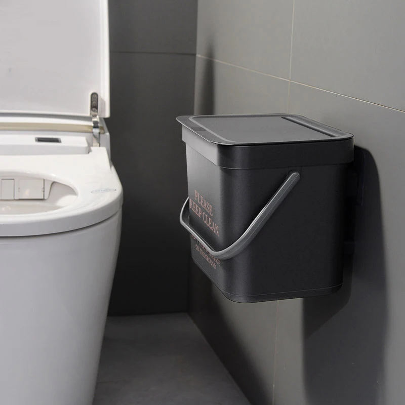 Wall Mounted Trash Can with Lid Kitchen Nodic Hanging Waste Bins Garbage Bin Bathroom Plastic Cabinet Toilet Bucket with Lid
Wall Mounted Trash Can with Lid Kitchen Nodic Hanging Waste Bins Garbage Bin Bathroom Plastic Cabinet Toilet Bucket with Lid