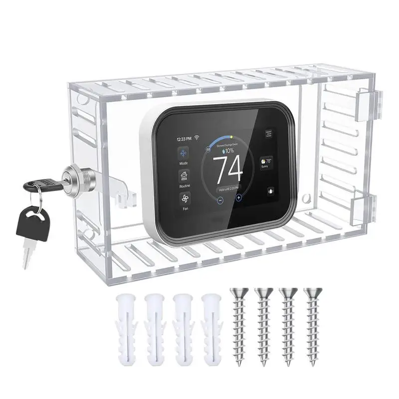 Thermostat Lock Box With Key Large Clear Thermostat Case With Combination Lock Wall Mounted Acrylic Thermostat Guards With Safet
Thermostat Lock Box With Key Large Clear Thermostat Case With Combination Lock Wall Mounted Acrylic Thermostat Guards With Safet