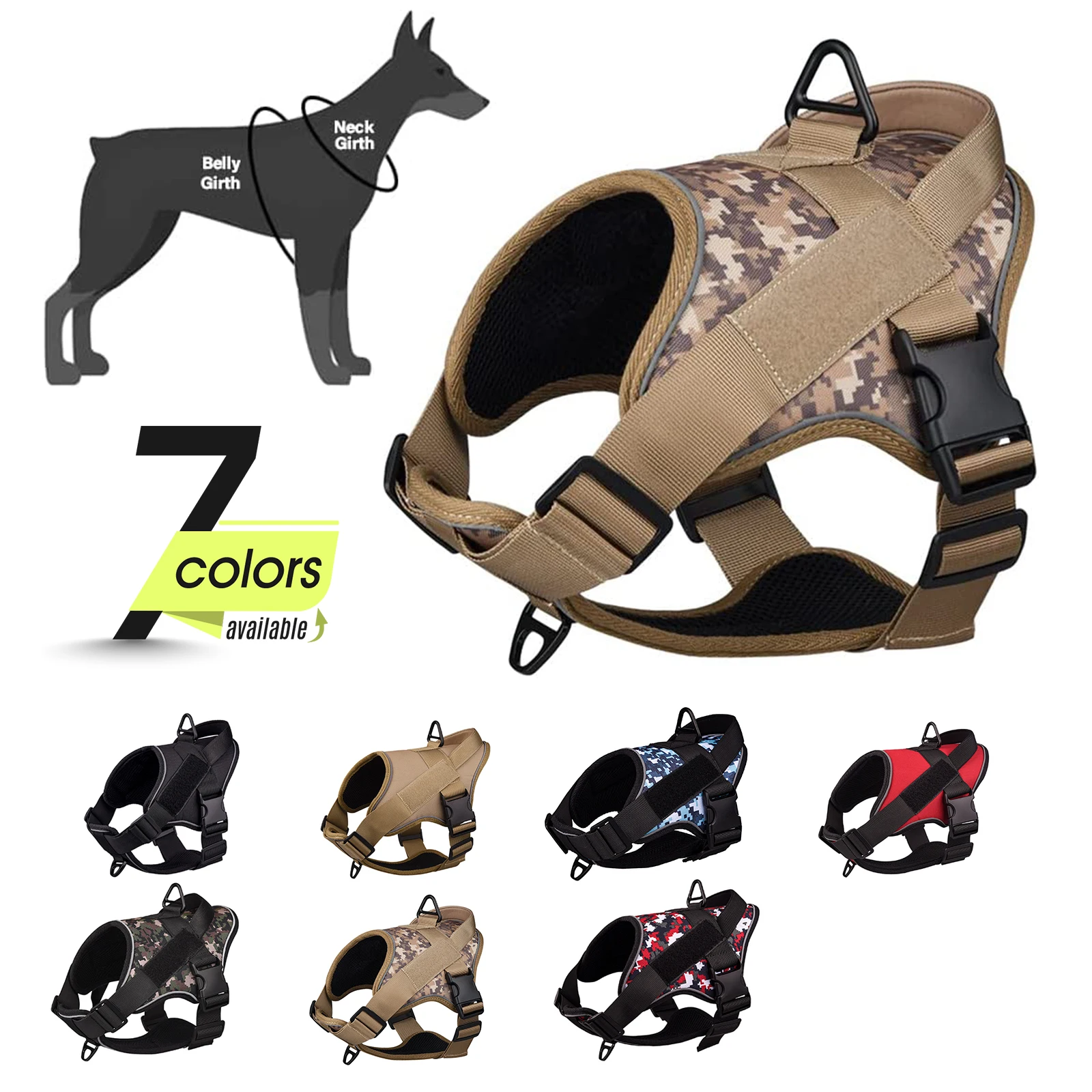 Dog Harness NO PULL Reflective Breathable Adjustable Pet Harness For Dog Vest Pasted Pet Name Outdoor Walking Dog Collar Strap
Dog Harness NO PULL Reflective Breathable Adjustable Pet Harness For Dog Vest Pasted Pet Name Outdoor Walking Dog Collar Strap