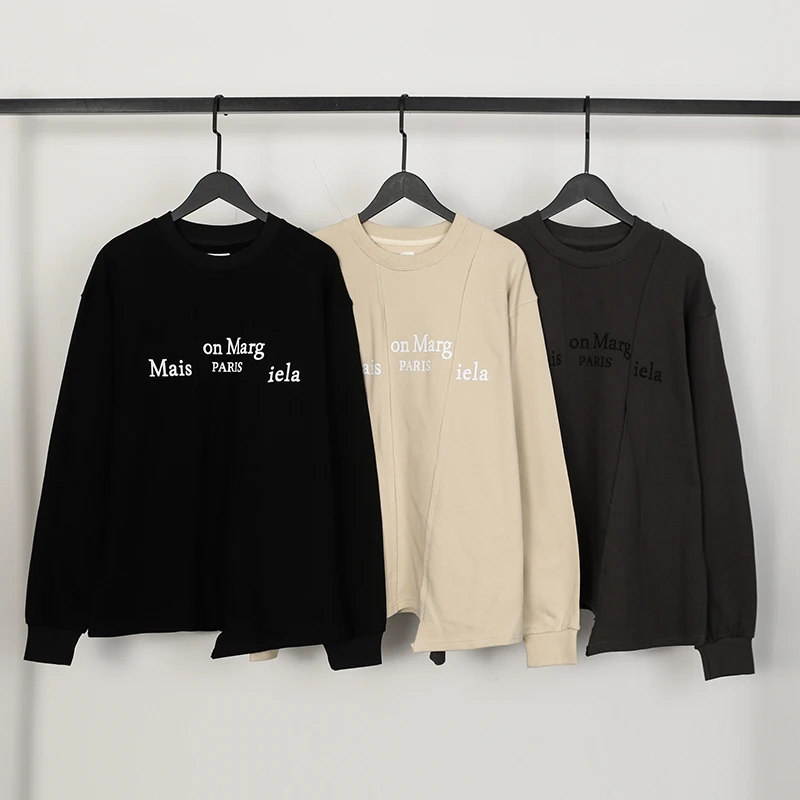 Асимметричный лоскутный пуловер с надписью Mm6 Margiela, толстовка с капюшоном, свитшот, нейтральный минимализм, нишевый стиль, пуловер Mm6 Margiela
Асимметричный лоскутный пуловер с надписью Mm6 Margiela, толстовка с капюшоном, свитшот, нейтральный минимализм, нишевый стиль, пуловер Mm6 Margiela