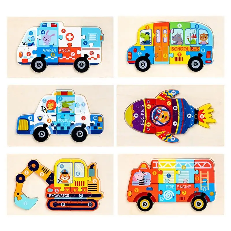 Wooden Vehicle Puzzle Montessori Vehicle Shape Puzzle Early Education Enlightenment Traffic Cognitive Jigsaw Puzzle Toy for Kids
Wooden Vehicle Puzzle Montessori Vehicle Shape Puzzle Early Education Enlightenment Traffic Cognitive Jigsaw Puzzle Toy for Kids