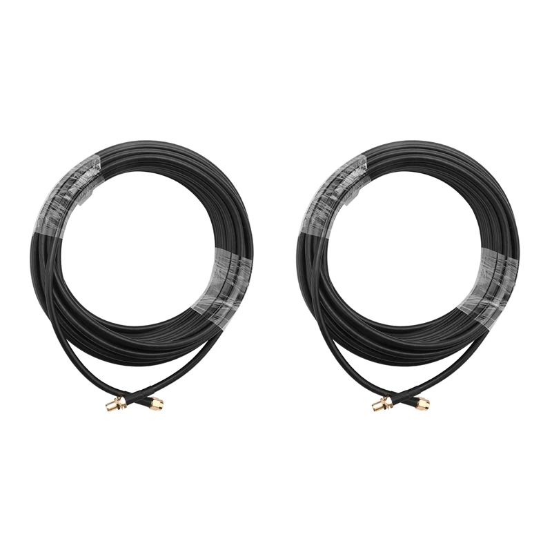 2X SMA Wifi Antenna Extension 10M SMA Male To SMA Female Low Loss RG58 Coaxial Cable Patch Lead Coax For 2G/3G/4G LTE
2X SMA Wifi Antenna Extension 10M SMA Male To SMA Female Low Loss RG58 Coaxial Cable Patch Lead Coax For 2G/3G/4G LTE