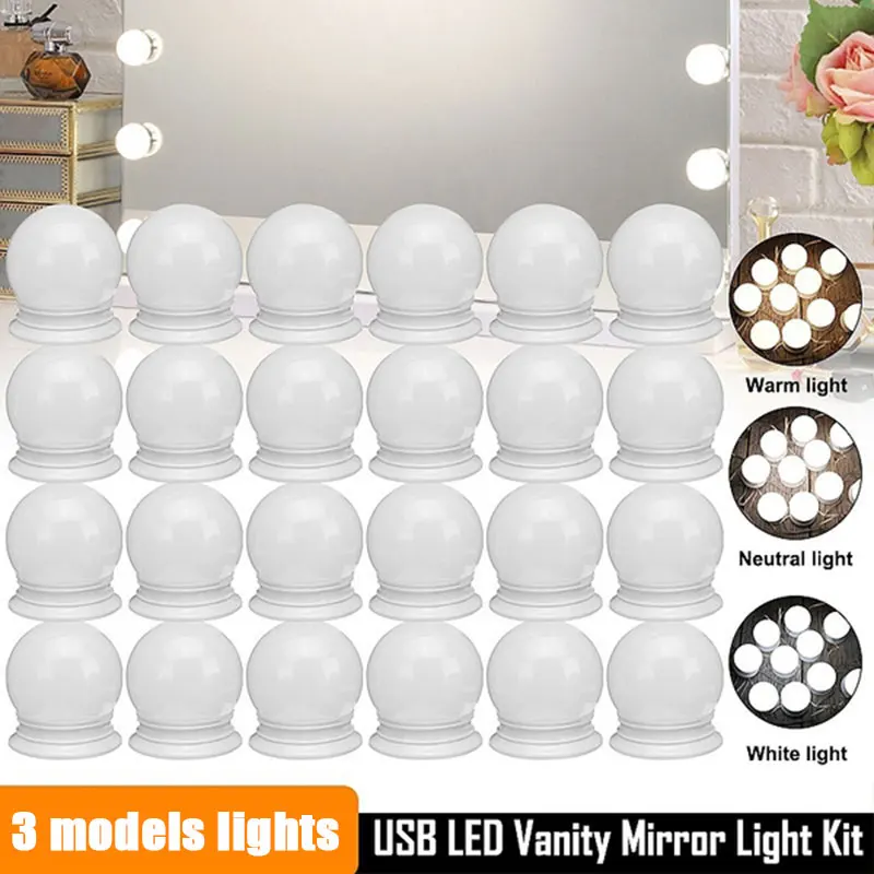 4/6/10Pcs Detachable Bulb LED Professional Makeup Mirror Light USB Energy Saving Lamp Dresser Light Adjustable Brightness Bulbs
4/6/10Pcs Detachable Bulb LED Professional Makeup Mirror Light USB Energy Saving Lamp Dresser Light Adjustable Brightness Bulbs