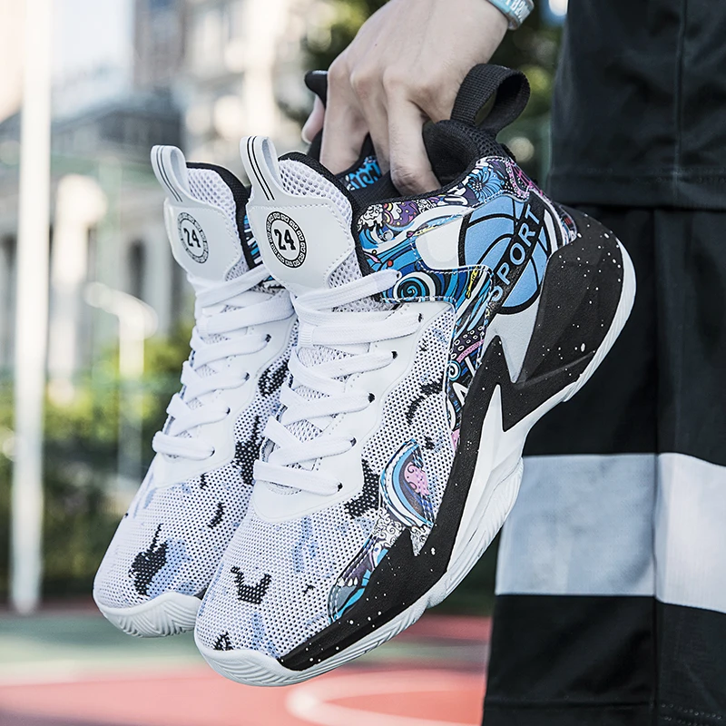 Туфли баскетбольные мужские высокие, дышащие Нескользящие кроссовки, спортивная обувь, Молодежная обувь для баскетбола, 31-45
Туфли баскетбольные мужские высокие, дышащие Нескользящие кроссовки, спортивная обувь, Молодежная обувь для баскетбола, 31-45