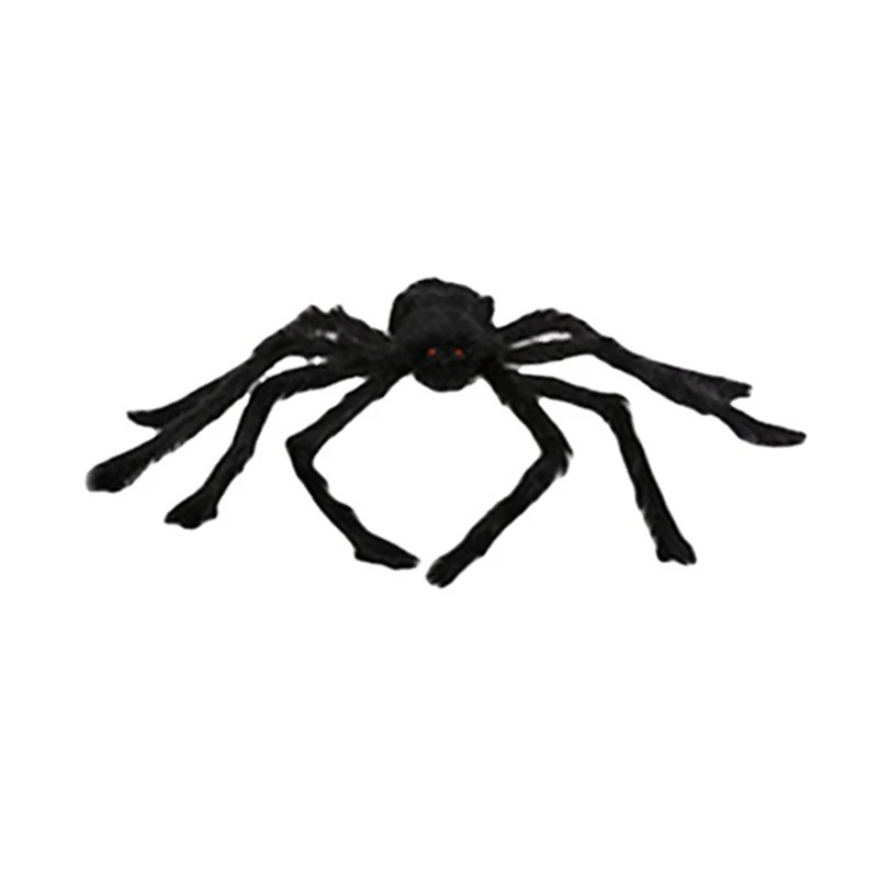 125Cm Horror Giant Black Plush Spider Halloween Party Decoration Props Haunted Halloween Decorations For Home Party
125Cm Horror Giant Black Plush Spider Halloween Party Decoration Props Haunted Halloween Decorations For Home Party