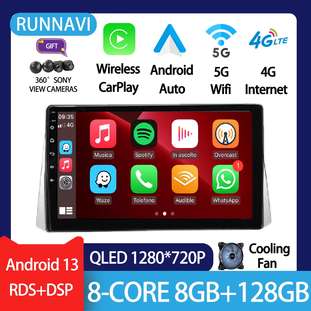 Android 13 for Toyota Corolla Ralink 2019 Car Radio Stereo Multimedia Video Player Navigation GPS Wireless Carplay DSP RDS QLED
Android 13 for Toyota Corolla Ralink 2019 Car Radio Stereo Multimedia Video Player Navigation GPS Wireless Carplay DSP RDS QLED